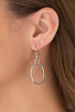 Load image into Gallery viewer, Paparazzi Elegantly Ensnared - Silver - Necklace and matching Earrings - $5 Jewelry With Ashley Swint