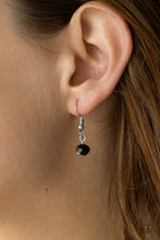 Load image into Gallery viewer, Paparazzi Extravagant Elegance - Multi - Black Beads - Multi Layered Silver Chain Necklace &amp; Earrings - $5 Jewelry With Ashley Swint