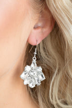 Load image into Gallery viewer, Paparazzi Fiercely Famous - White Rhinestones - Gorgeous Earrings - $5 Jewelry with Ashley Swint