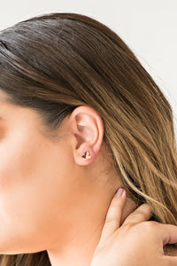 Paparazzi Fire Drill- Gold - Post Earrings