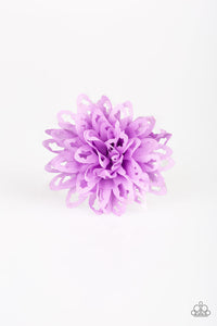 Paparazzi Floral Flirt - Purple - Hair Clip - $5 Jewelry With Ashley Swint