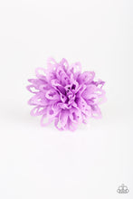 Load image into Gallery viewer, Paparazzi Floral Flirt - Purple - Hair Clip - $5 Jewelry With Ashley Swint