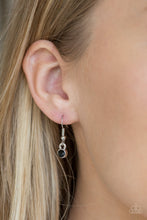 Load image into Gallery viewer, Paparazzi Got It On Lock - Black Rhinestone - Silver Key Necklace &amp; Earrings - $5 Jewelry with Ashley Swint