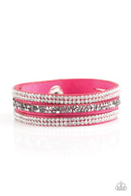 Load image into Gallery viewer, Paparazzi Mega Glam - Pink Wrap Bracelet - $5 Jewelry With Ashley Swint