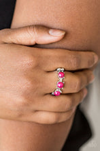Load image into Gallery viewer, Paparazzi More Or PRICELESS - Pink - Beads - Silver Band Dainty Ring - $5 Jewelry With Ashley Swint