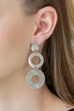 Load image into Gallery viewer, Paparazzi Pop Idol - Silver Hoops Earrings - $5 Jewelry With Ashley Swint