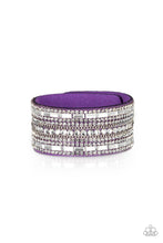 Load image into Gallery viewer, Paparazzi Rebel Radiance - Purple Wrap Bracelet - $5 Jewelry with Ashley Swint