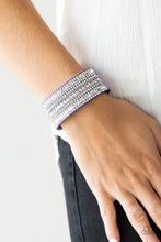 Load image into Gallery viewer, Paparazzi Rebel Radiance - Purple Wrap Bracelet - $5 Jewelry with Ashley Swint