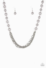 Load image into Gallery viewer, Paparazzi Runaway Bridesmaid - Silver Pearls - Necklace &amp; Earrings - $5 Jewelry With Ashley Swint
