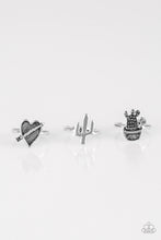 Load image into Gallery viewer, Paparazzi Starlet Shimmer Rings - 10 - Heart, Cactus, Crown, Feather - $5 Jewelry With Ashley Swint