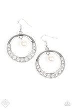 Load image into Gallery viewer, Paparazzi The Icon-ista - White Pearl Earrings - Fashion Fix / Trend Blend March 2019 - $5 Jewelry With Ashley Swint
