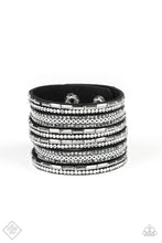 Load image into Gallery viewer, Paparazzi A Wait-and-SEQUIN Attitude - Black Wrap Bracelet - Trend Blend Fashion Fix Exclusive June 2019 - $5 Jewelry With Ashley Swint
