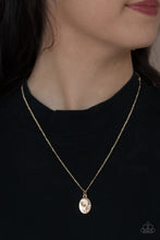 Load image into Gallery viewer, Paparazzi Be The Peace You Seek - Gold - Necklace &amp; Earrings - $5 Jewelry with Ashley Swint
