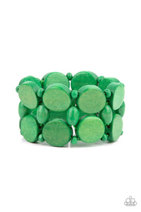 PAPARAZZI Beach Bravado - Green - $5 Jewelry with Ashley Swint
