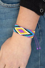 Load image into Gallery viewer, Paparazzi Beautifully Badlands - Purple - Seed Beads - Bracelet - $5 Jewelry with Ashley Swint