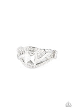 Load image into Gallery viewer, Paparazzi BLING It On! - White Rhinestones - Silver Ring - $5 Jewelry With Ashley Swint
