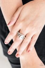 Load image into Gallery viewer, Paparazzi BLING It On! - White Rhinestones - Silver Ring - $5 Jewelry With Ashley Swint