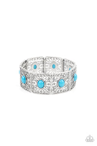 PRE-ORDER - Paparazzi Cakewalk Dancing - Blue - Bracelet - $5 Jewelry with Ashley Swint