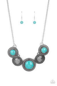 PAPARAZZI Canyon Cottage - Blue - $5 Jewelry with Ashley Swint