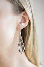 Load image into Gallery viewer, Paparazzi City Catwalk - Silver - Seed Beads - Necklace &amp; Earrings - $5 Jewelry with Ashley Swint