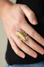 Load image into Gallery viewer, PRE-ORDER - Paparazzi Cottage Craft - Yellow Stone - Ring - $5 Jewelry with Ashley Swint