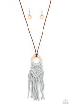Load image into Gallery viewer, PRE-ORDER - Paparazzi Crafty Couture - Silver - Necklace &amp; Earrings - $5 Jewelry with Ashley Swint