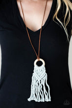 Load image into Gallery viewer, PRE-ORDER - Paparazzi Crafty Couture - Silver - Necklace &amp; Earrings - $5 Jewelry with Ashley Swint