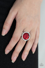 Load image into Gallery viewer, PRE-ORDER - Paparazzi Crown Culture - Red - Ring - $5 Jewelry with Ashley Swint