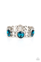 Load image into Gallery viewer, PRE-ORDER - Paparazzi Devoted to Drama - Blue - Bracelet - $5 Jewelry with Ashley Swint