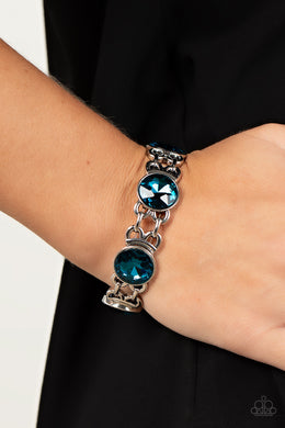 PRE-ORDER - Paparazzi Devoted to Drama - Blue - Bracelet - $5 Jewelry with Ashley Swint