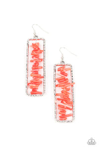 Paparazzi Don’t QUARRY, Be Happy - Red - Earrings