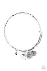 Paparazzi Dreamy Dandelions - Silver Charms - Bracelet - $5 Jewelry With Ashley Swint