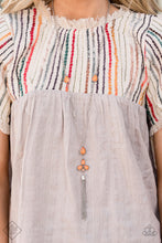 Load image into Gallery viewer, Paparazzi Eden Dew - Orange - Necklace &amp; Earrings - Trend Blend / Fashion Fix Exclusive June 2020 - $5 Jewelry with Ashley Swint