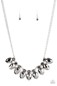 PRE-ORDER - Paparazzi Extra Enticing - Silver - Necklace & Earrings - $5 Jewelry with Ashley Swint