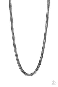 PRE-ORDER - Paparazzi Extra Extraordinary - Black - Necklace - $5 Jewelry with Ashley Swint