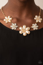 Load image into Gallery viewer, Fiercely Flowering - Gold Paparazzi PRE ORDER NOW - $5 Jewelry with Ashley Swint