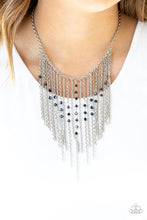 Load image into Gallery viewer, PRE-ORDER - Paparazzi First Class Fringe - Blue - Necklace &amp; Earrings - $5 Jewelry with Ashley Swint