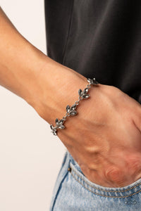 Paparazzi Gala Garland - Silver - Bracelet - $5 Jewelry with Ashley Swint