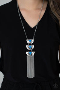 PRE-ORDER - Paparazzi Gallery Expo - Blue - Necklace & Earrings - $5 Jewelry with Ashley Swint