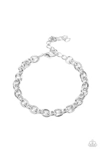 PRE-ORDER - Paparazzi Intrepid Method - Silver - Bracelet - $5 Jewelry with Ashley Swint