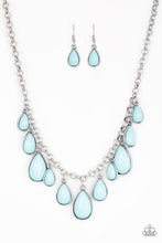 Load image into Gallery viewer, Paparazzi Jaw-Dropping Diva - Blue - Teardrop Beads - Necklace &amp; Earrings - $5 Jewelry with Ashley Swint