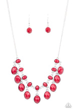 Load image into Gallery viewer, Paparazzi Lady of the POWERHOUSE - Red - Necklace &amp; Earrings - $5 Jewelry with Ashley Swint