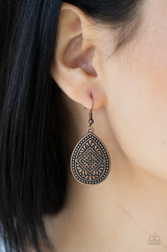 PAPARAZZI Mayan Mecca - Copper - $5 Jewelry with Ashley Swint