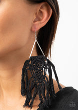 Load image into Gallery viewer, Paparazzi Modern Day Macrame - Black - $5 Jewelry with Ashley Swint