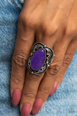 PRE-ORDER - Paparazzi Mystical Mambo - Purple Stone - Ring - $5 Jewelry with Ashley Swint
