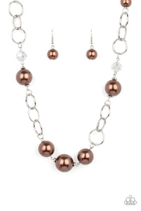 PRE-ORDER - Paparazzi New Age Novelty - Brown - Necklace & Earrings - $5 Jewelry with Ashley Swint