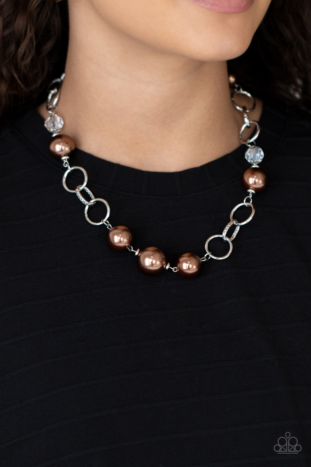 PRE-ORDER - Paparazzi New Age Novelty - Brown - Necklace & Earrings - $5 Jewelry with Ashley Swint