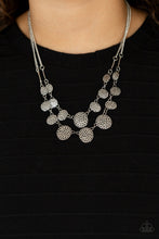 Load image into Gallery viewer, PRE-ORDER - Paparazzi Pebble Me Pretty - Silver - Necklace &amp; Earrings - $5 Jewelry with Ashley Swint
