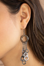 Load image into Gallery viewer, Paparazzi Right Under Your NOISE - Black - Earrings - $5 Jewelry with Ashley Swint