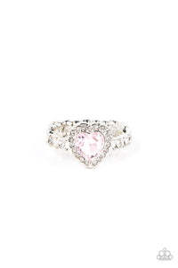 PRE-ORDER - Paparazzi Romantic Reputation - Pink - Ring - $5 Jewelry with Ashley Swint